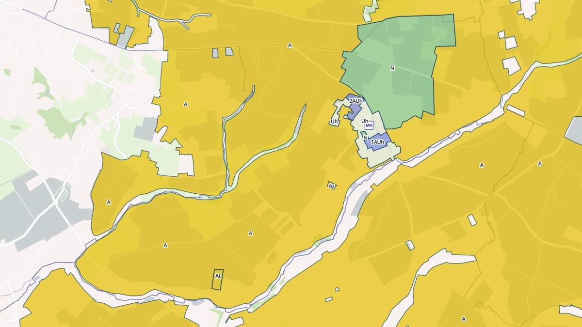 Aperçu cartographique de Saint-Loup, centré sur la commune
