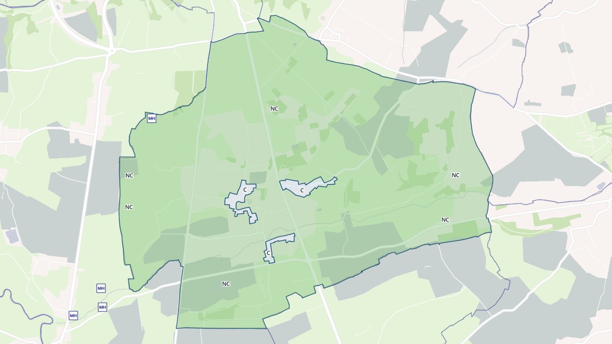 Aperçu cartographique de Saussey, centré sur la commune