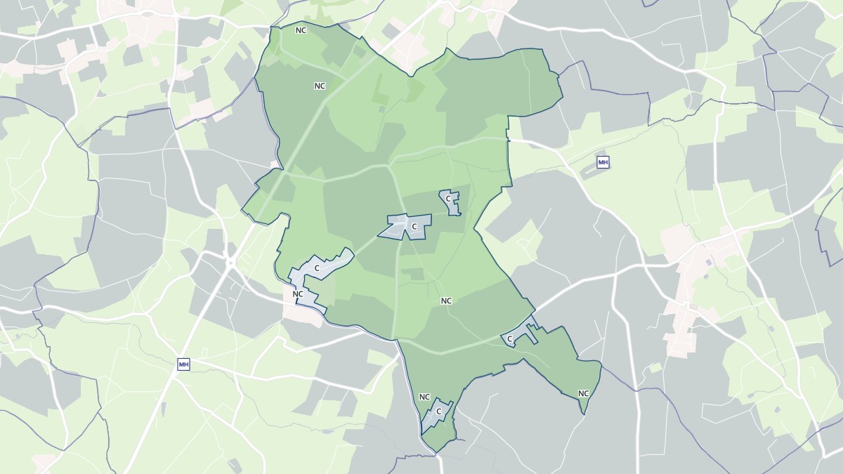 Aperçu cartographique de Sotteville, centré sur la commune
