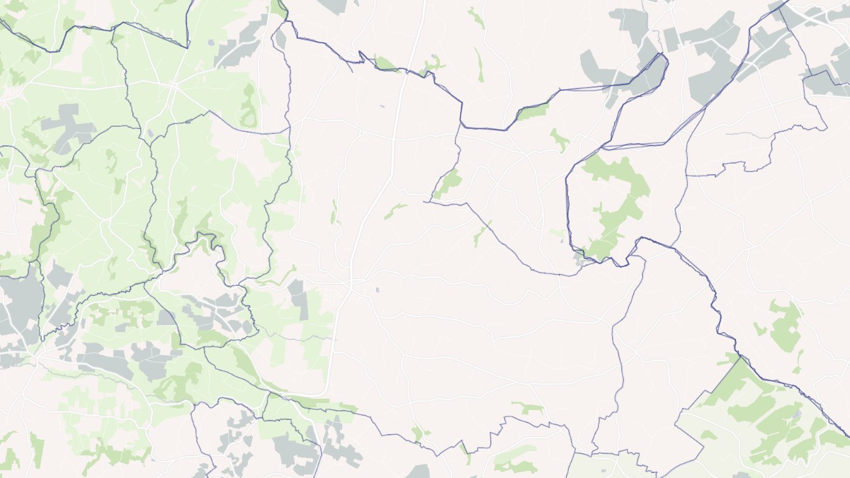 Aperçu cartographique de Sourdeval, centré sur la commune