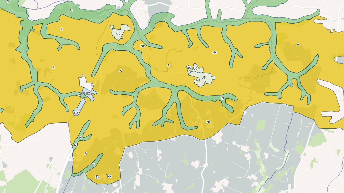 Aperçu cartographique de La Trinité, centré sur la commune
