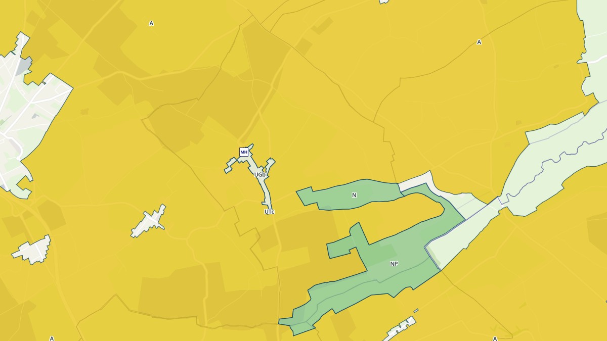 Aperçu cartographique de Turqueville, centré sur la commune
