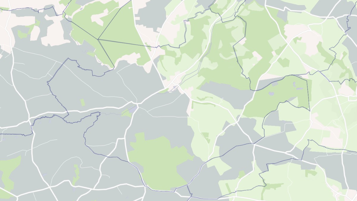 Aperçu cartographique de Le Vast, centré sur la commune