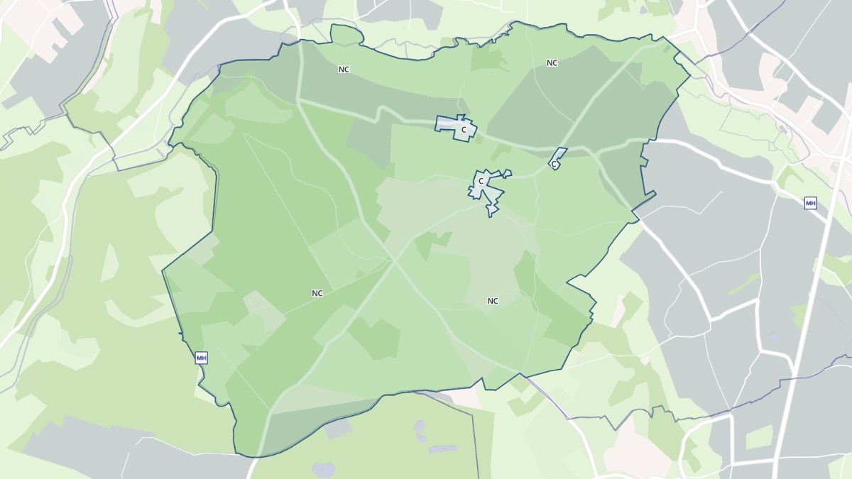 Aperçu cartographique de Le Vicel, centré sur la commune