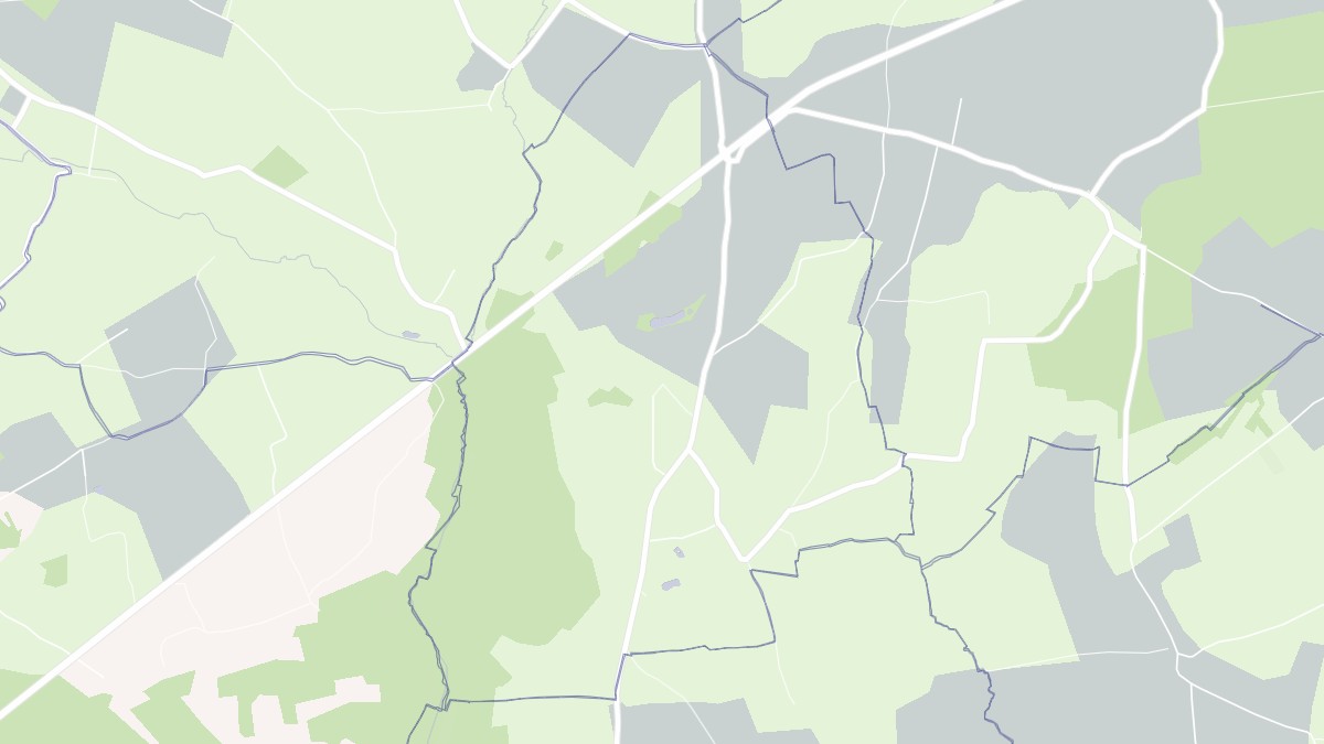 Aperçu cartographique de Videcosville, centré sur la commune