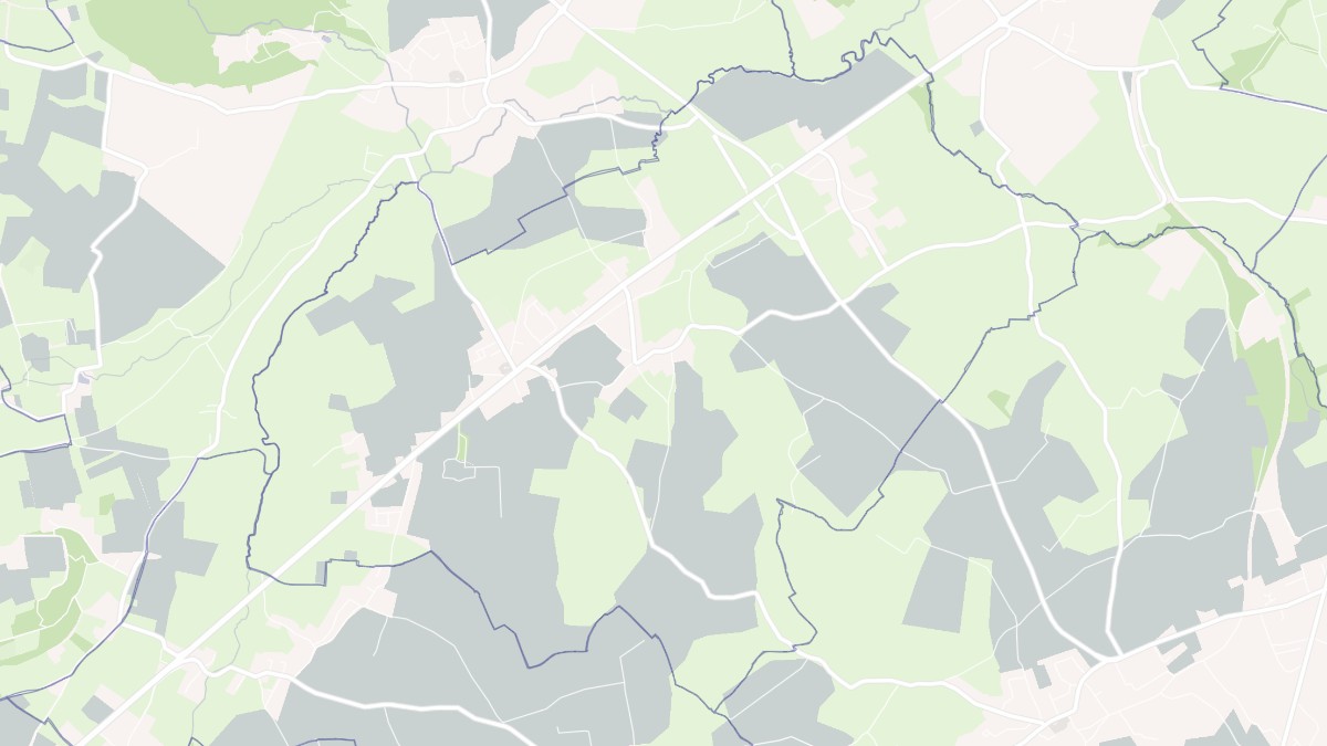 Aperçu cartographique de Virandeville, centré sur la commune