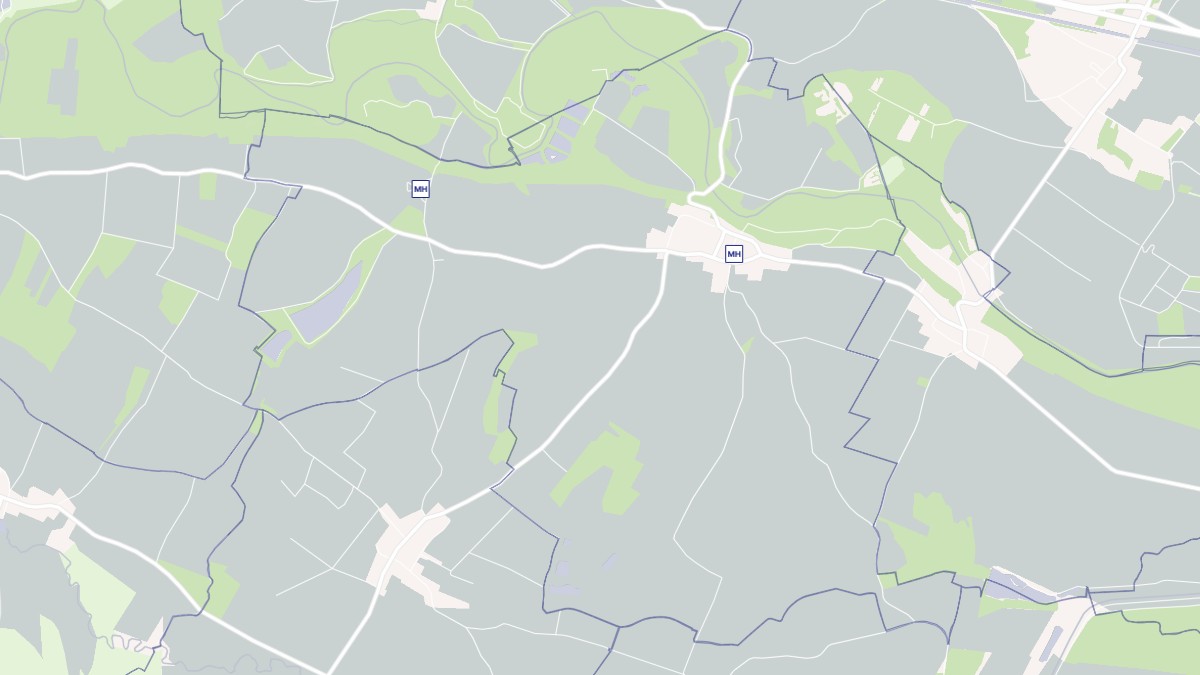 Aperçu cartographique de Ambrières, centré sur la commune