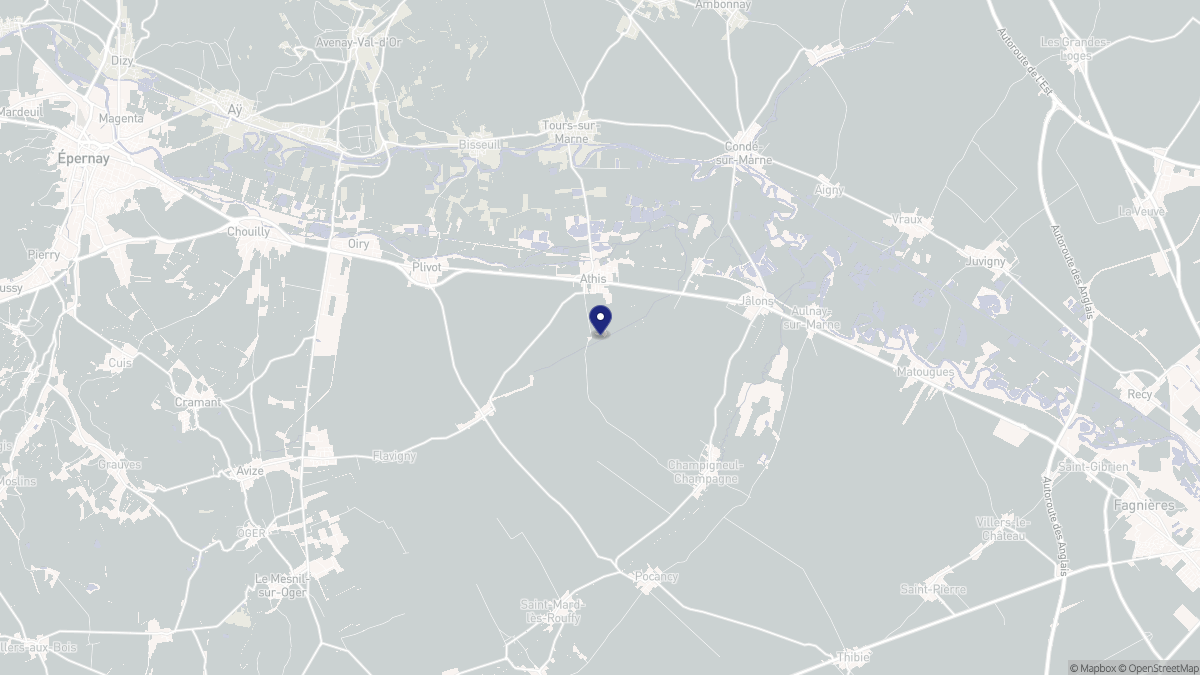 Aperçu cartographique de Athis, centré sur la commune
