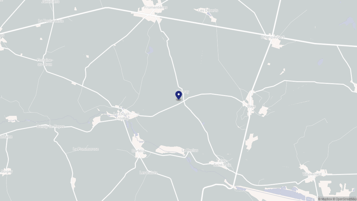 Aperçu cartographique de Bannay, centré sur la commune