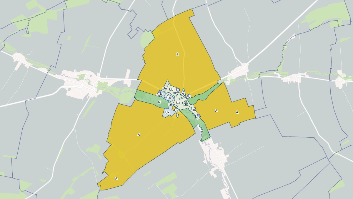 Aperçu cartographique de Bétheniville, centré sur la commune