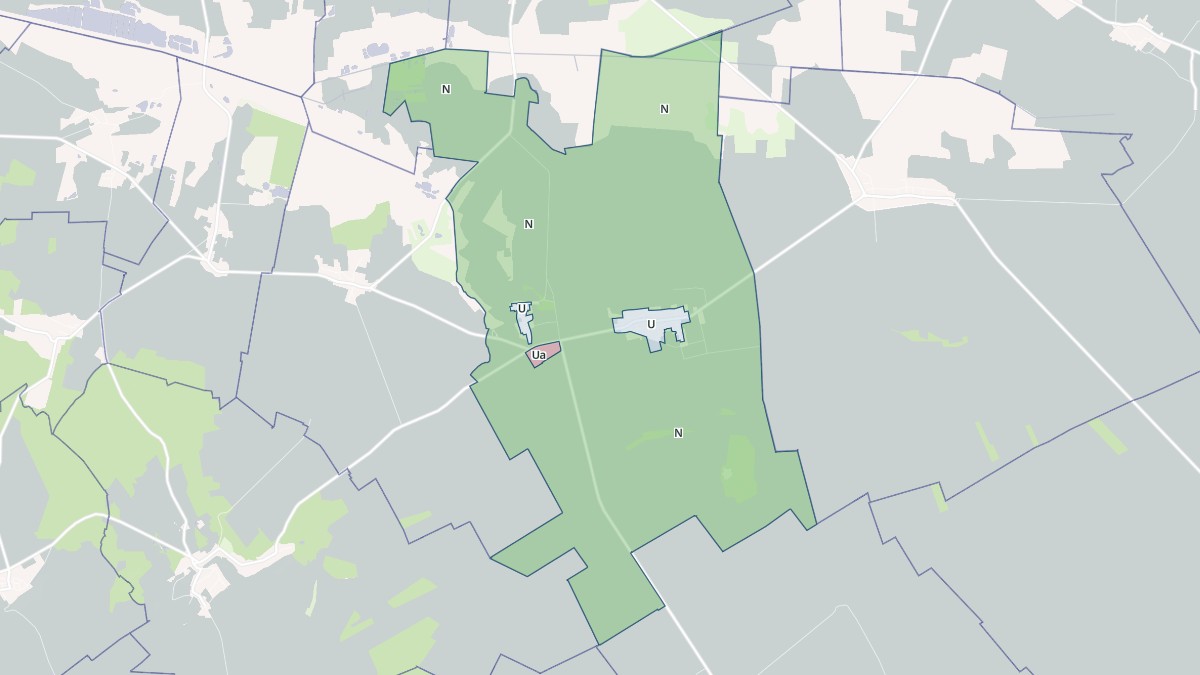 Aperçu cartographique de Broussy-le-Grand, centré sur la commune