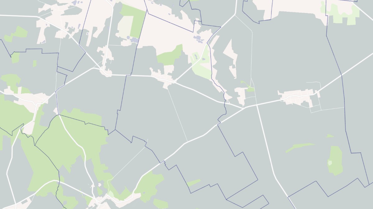 Aperçu cartographique de Broussy-le-Petit, centré sur la commune