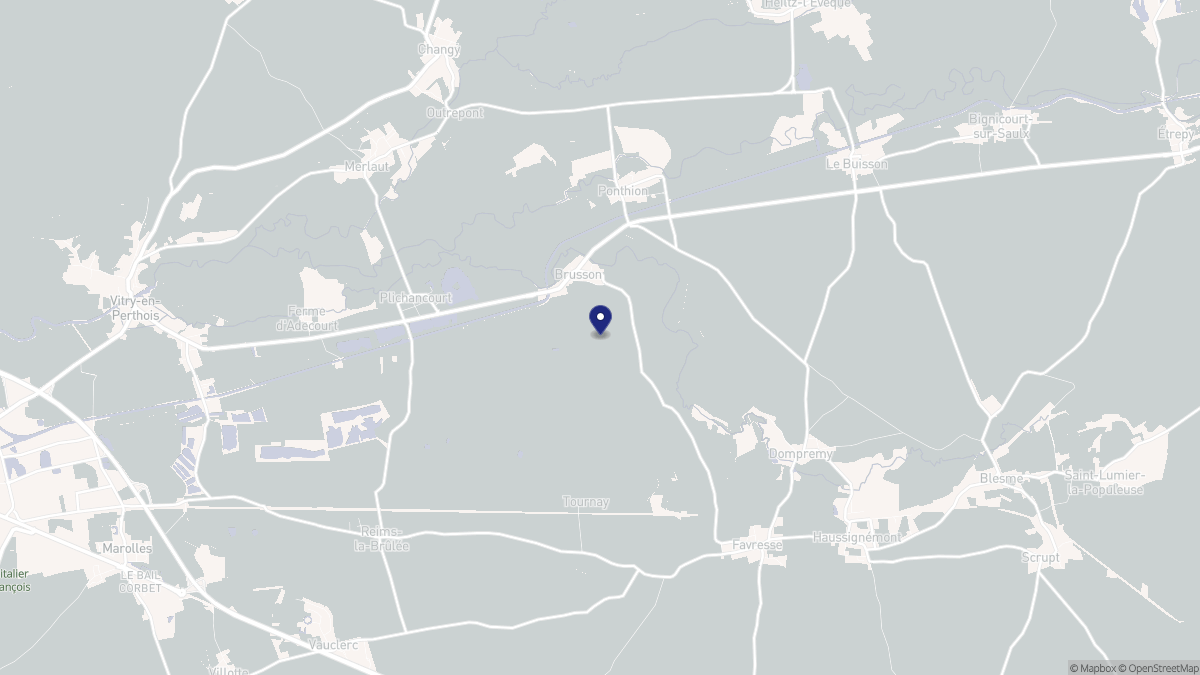 Aperçu cartographique de Brusson, centré sur la commune