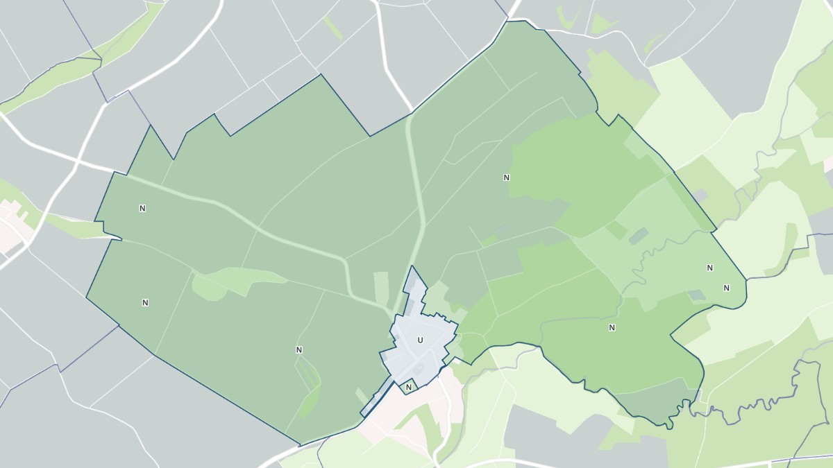 Aperçu cartographique de Changy, centré sur la commune