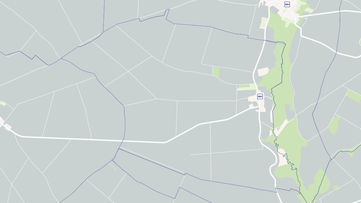 Aperçu cartographique de Chapelaine, centré sur la commune