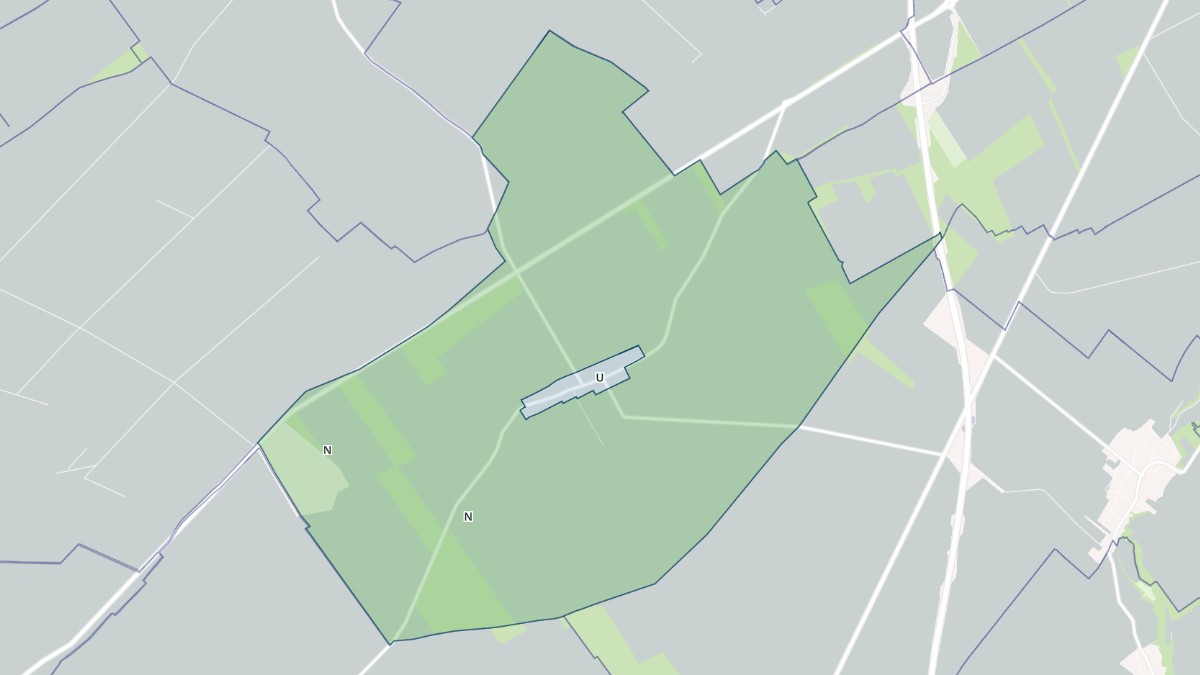 Aperçu cartographique de Cheniers, centré sur la commune