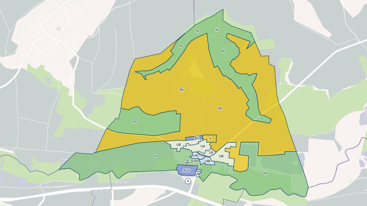 Aperçu cartographique de Courlandon, centré sur la commune