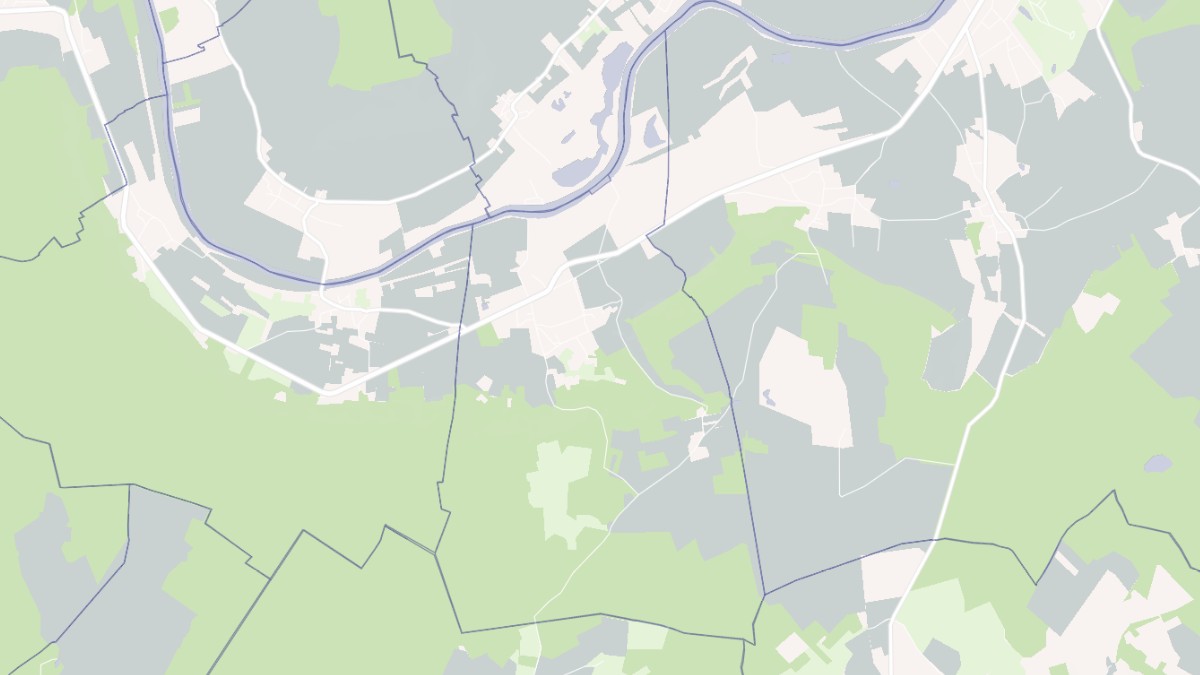 Aperçu cartographique de Courthiézy, centré sur la commune