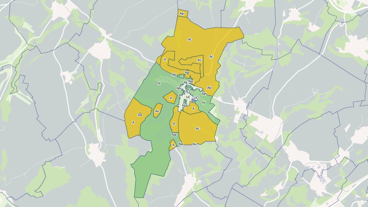 Aperçu cartographique de Crugny, centré sur la commune