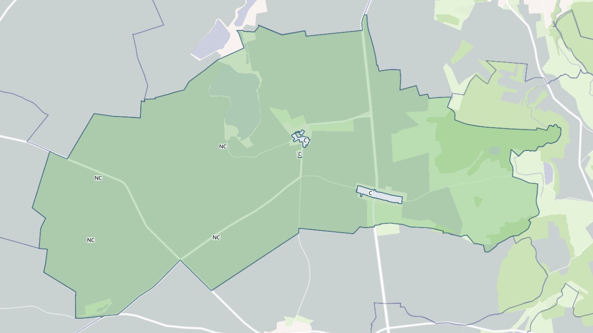 Aperçu cartographique de Élise-Daucourt, centré sur la commune