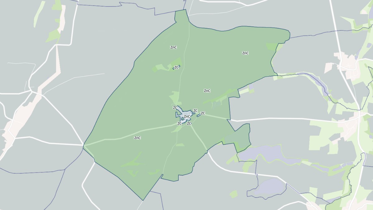 Aperçu cartographique de Épense, centré sur la commune