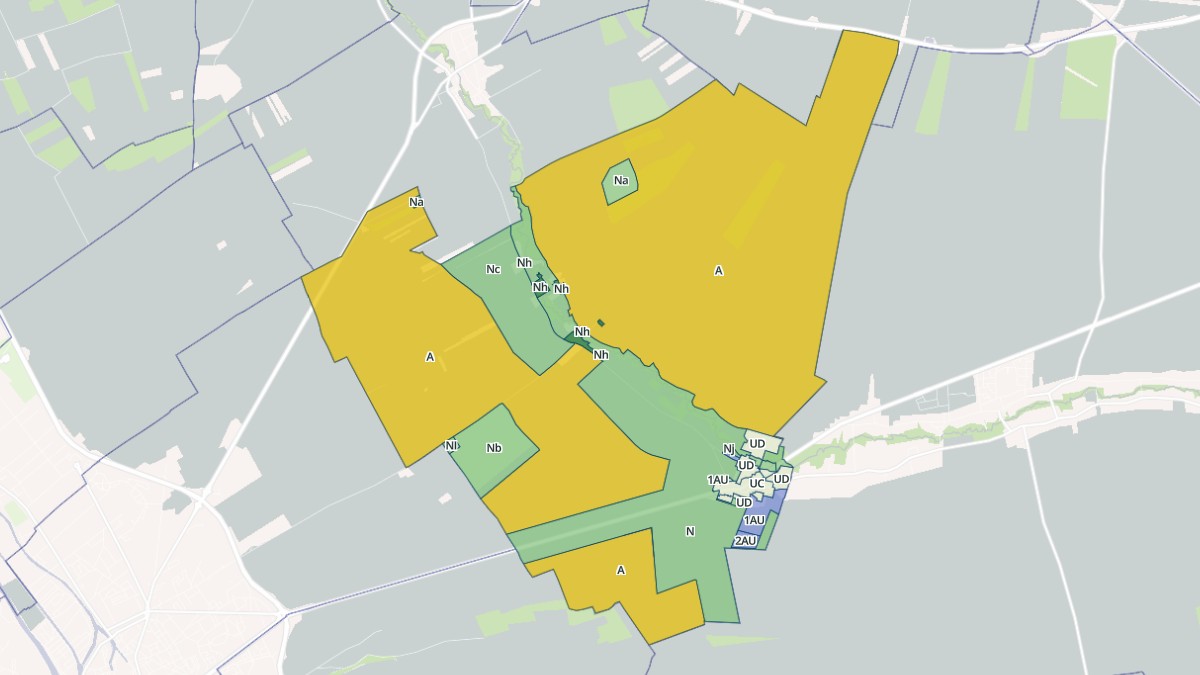 Aperçu cartographique de L'Épine, centré sur la commune