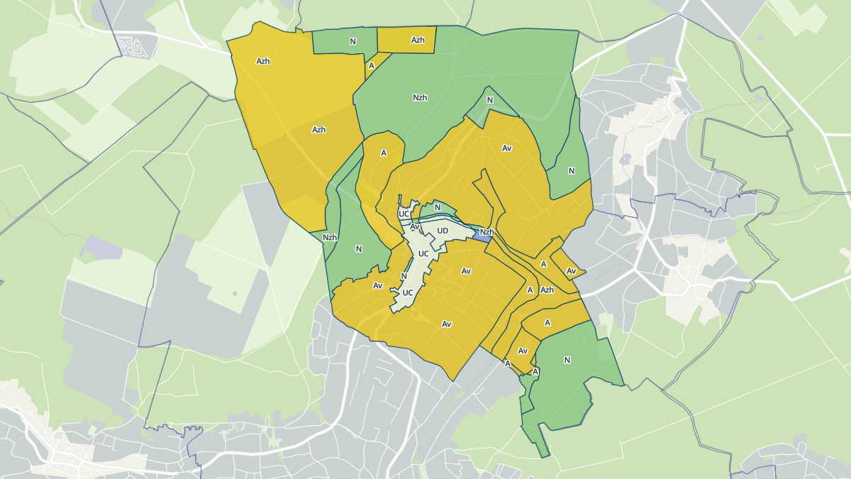 Aperçu cartographique de Fleury-la-Rivière, centré sur la commune