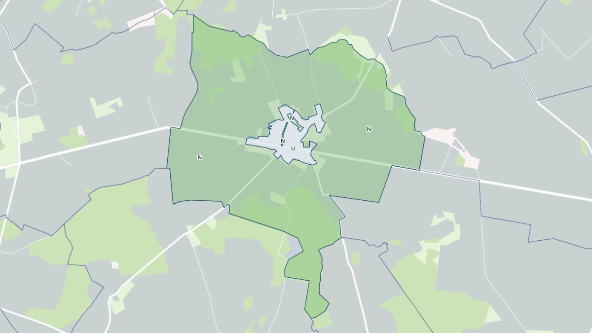 Aperçu cartographique de Fromentières, centré sur la commune