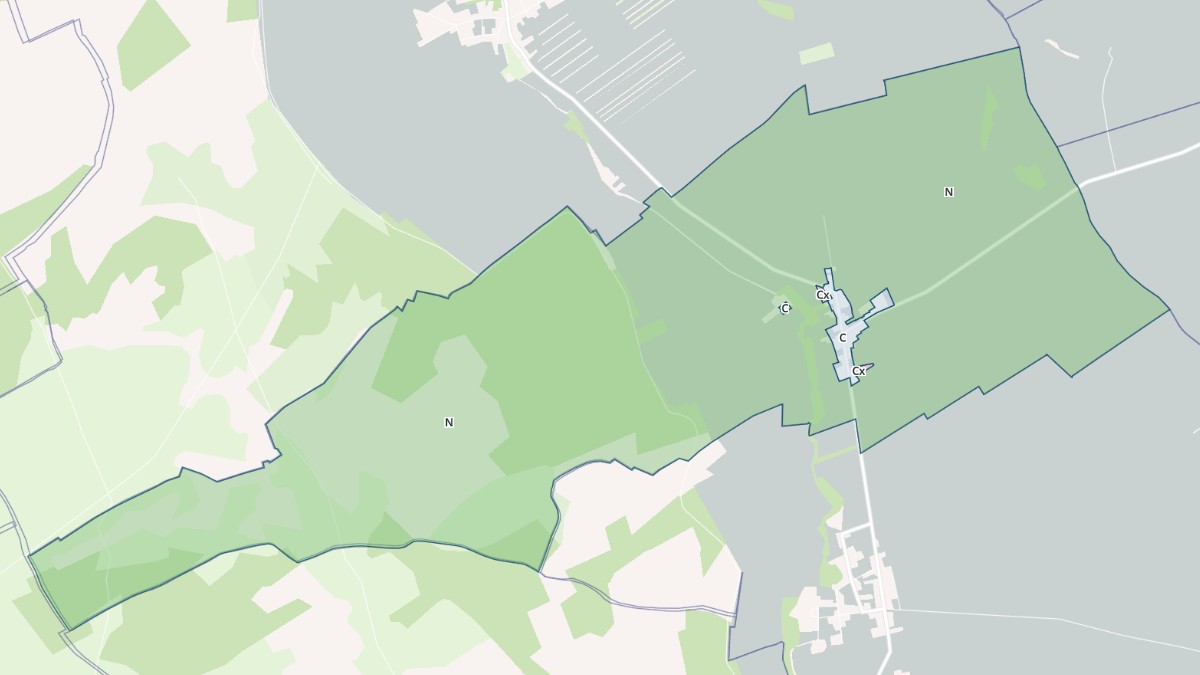 Aperçu cartographique de Humbauville, centré sur la commune