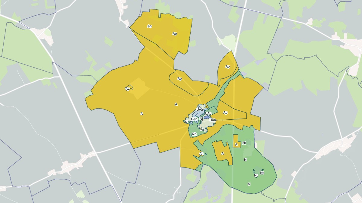 Aperçu cartographique de Lachy, centré sur la commune