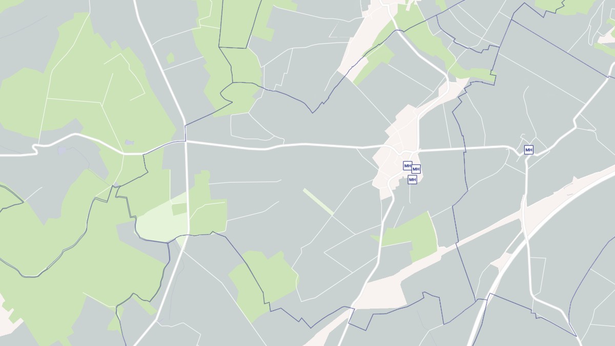 Aperçu cartographique de Lagery, centré sur la commune