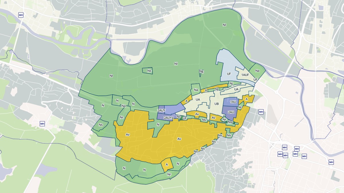 Aperçu cartographique de Mardeuil, centré sur la commune