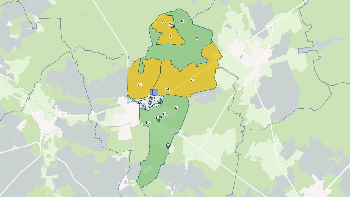 Aperçu cartographique de Mareuil-en-Brie, centré sur la commune