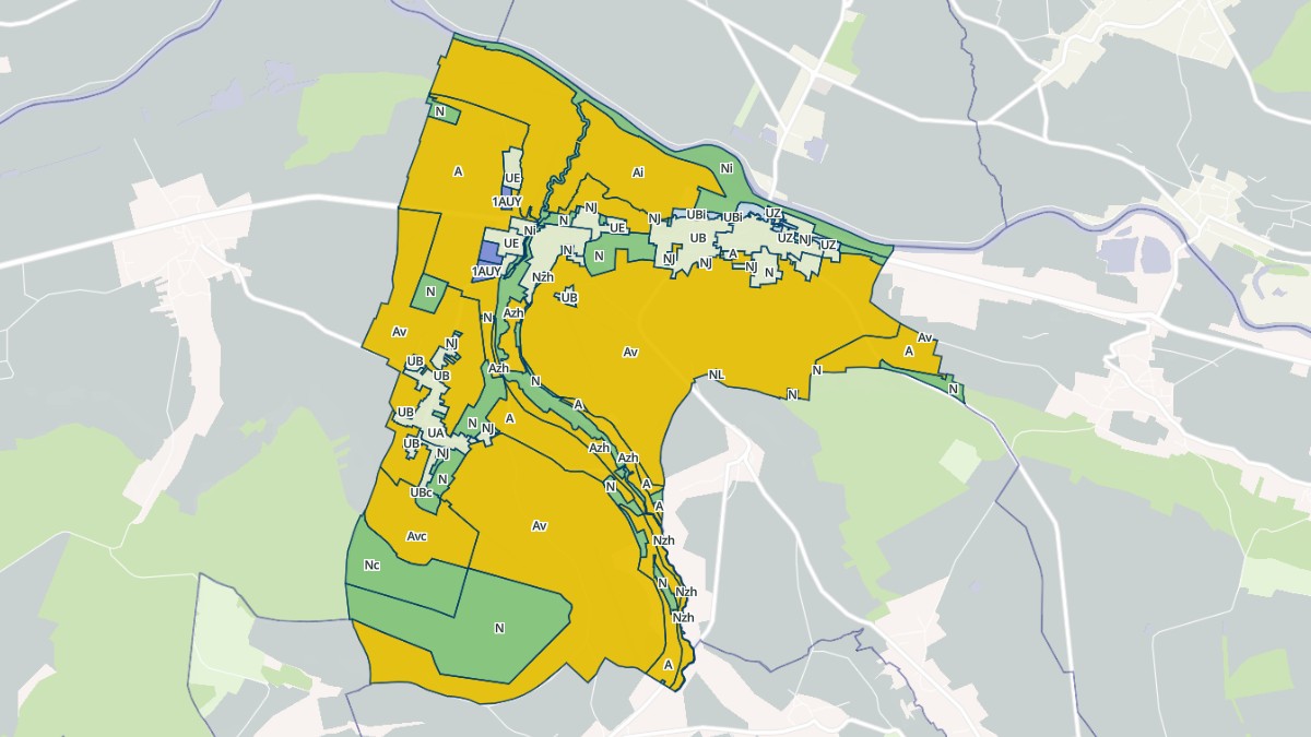 Aperçu cartographique de Mareuil-le-Port, centré sur la commune