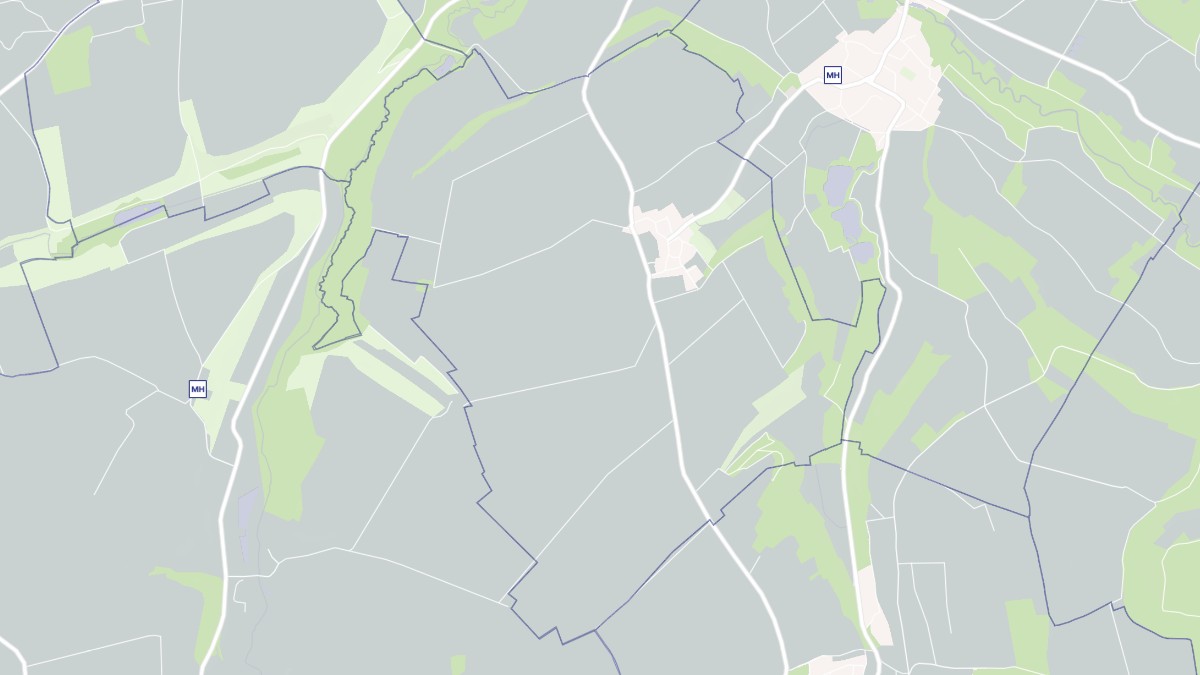 Aperçu cartographique de Mont-sur-Courville, centré sur la commune