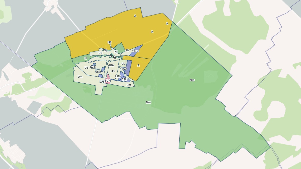 Aperçu cartographique de Mourmelon-le-Grand, centré sur la commune