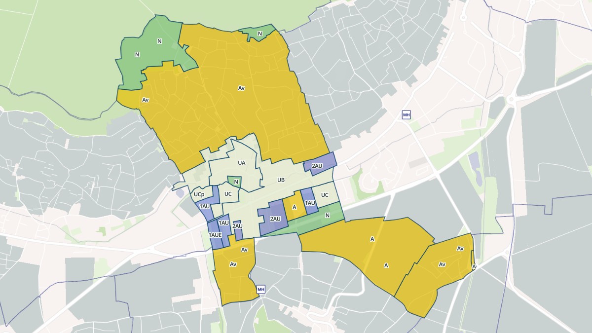 Aperçu cartographique de Moussy, centré sur la commune