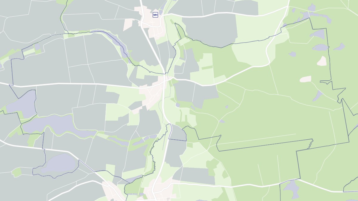 Aperçu cartographique de La Neuville-aux-Bois, centré sur la commune
