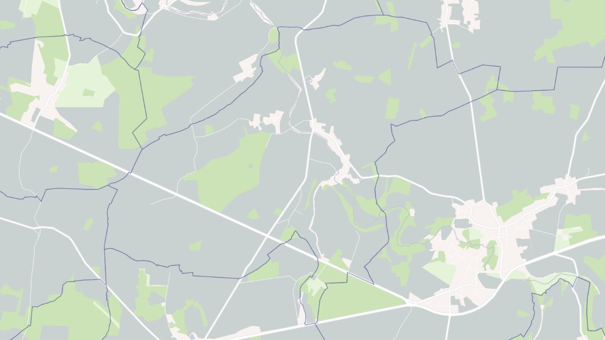 Aperçu cartographique de Neuvy, centré sur la commune