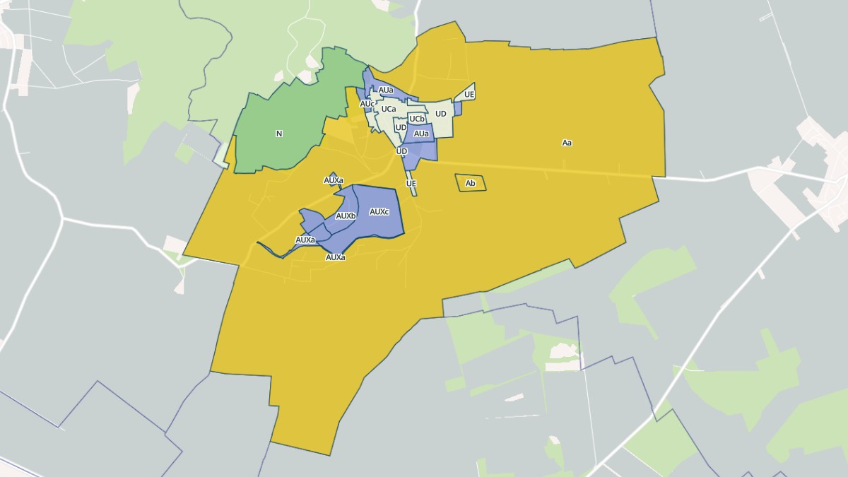 Aperçu cartographique de Nogent-l'Abbesse, centré sur la commune