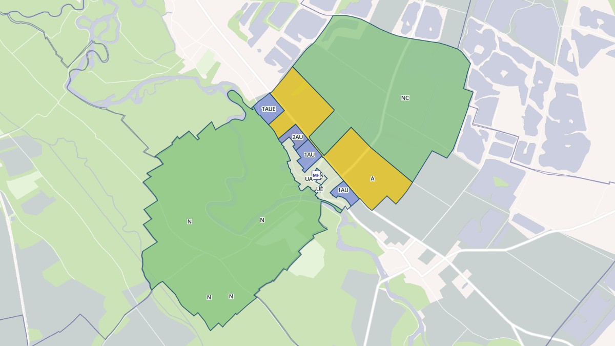Aperçu cartographique de Norrois, centré sur la commune