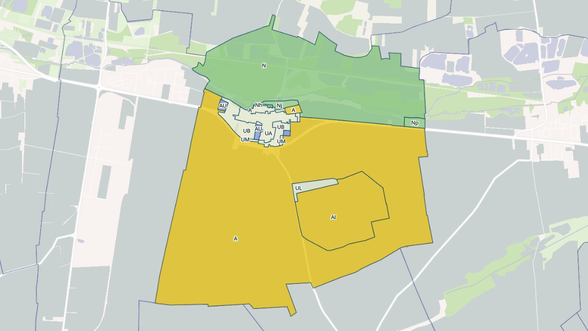 Aperçu cartographique de Plivot, centré sur la commune