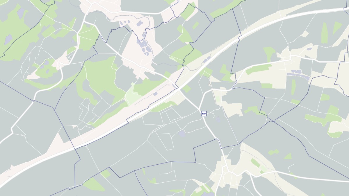 Aperçu cartographique de Poilly, centré sur la commune