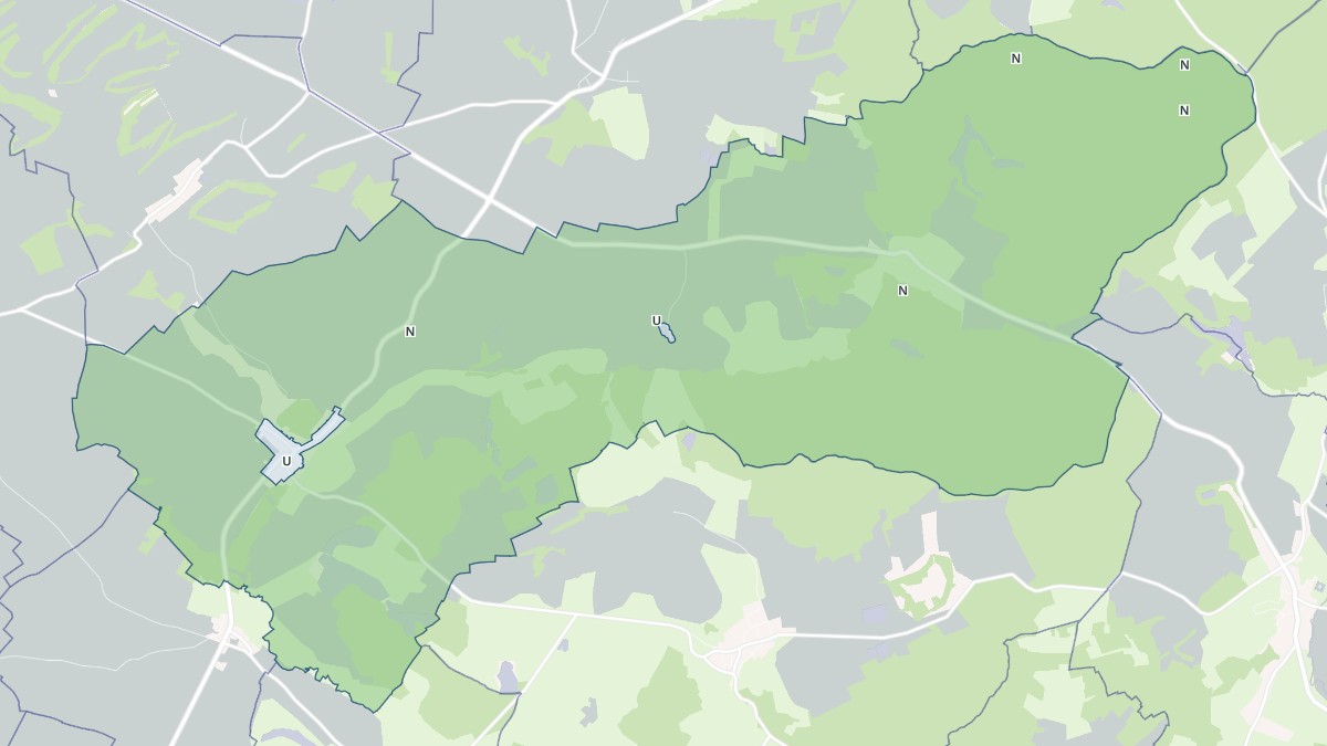 Aperçu cartographique de Possesse, centré sur la commune