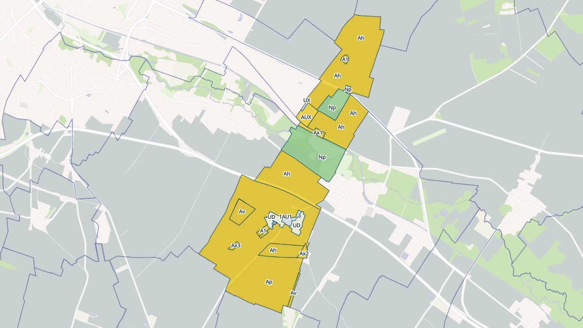 Aperçu cartographique de Puisieulx, centré sur la commune
