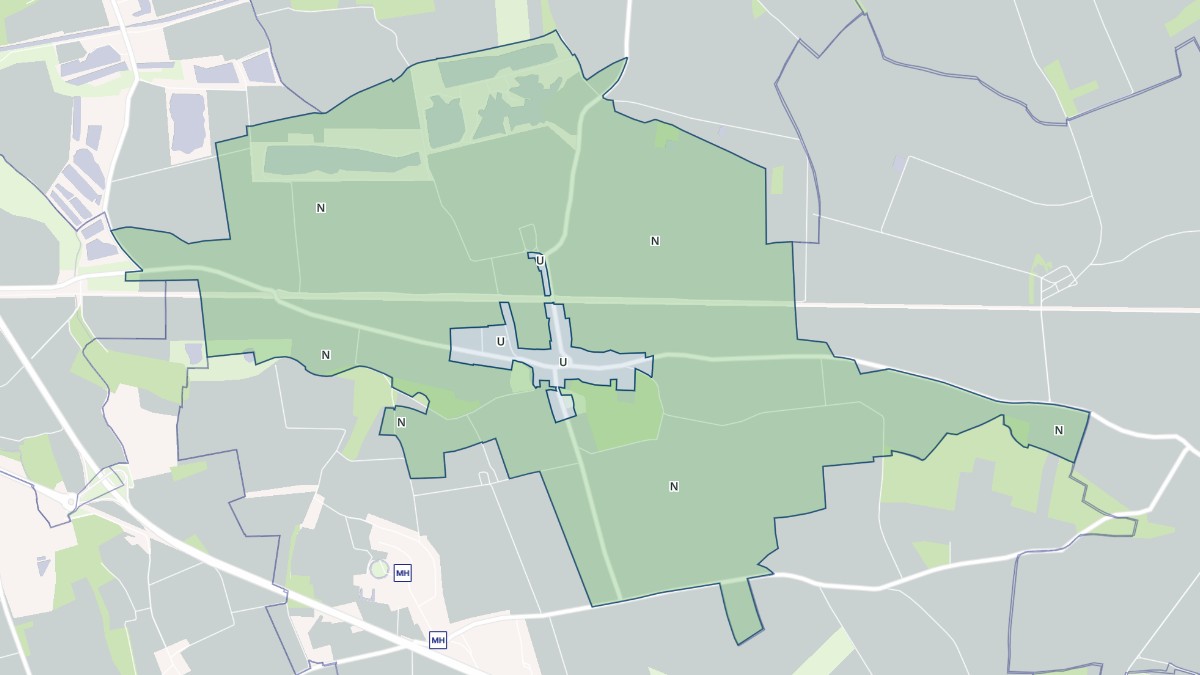 Aperçu cartographique de Reims-la-Brûlée, centré sur la commune