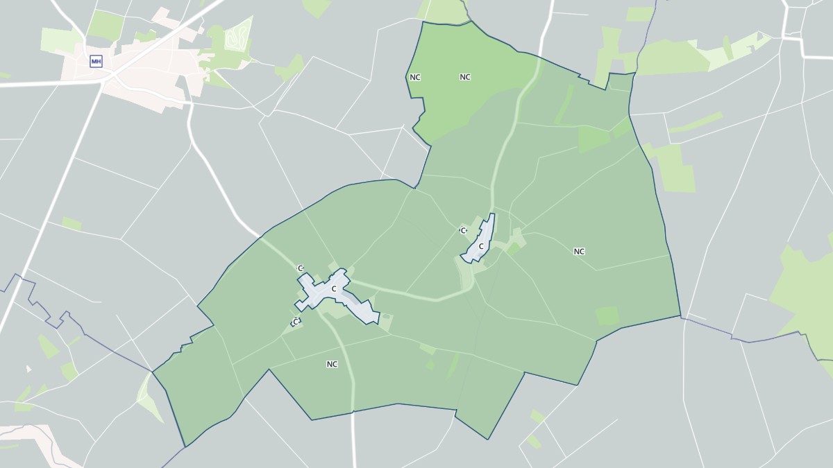 Aperçu cartographique de Saint-Bon, centré sur la commune