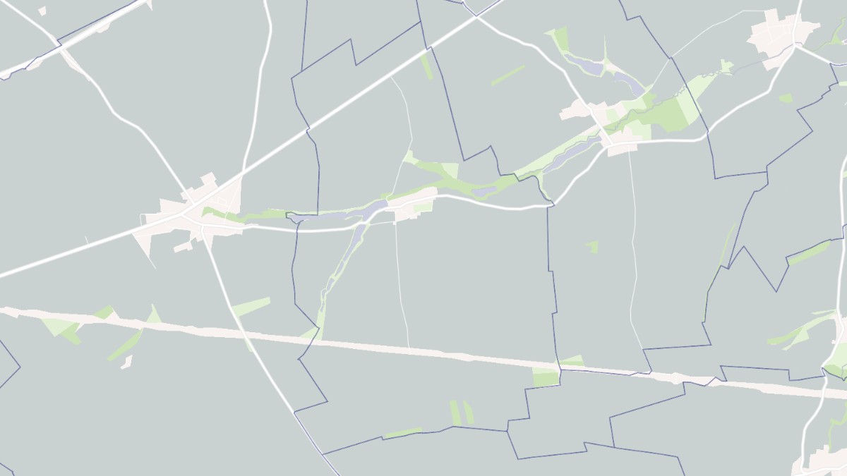 Aperçu cartographique de Saint-Mard-sur-Auve, centré sur la commune