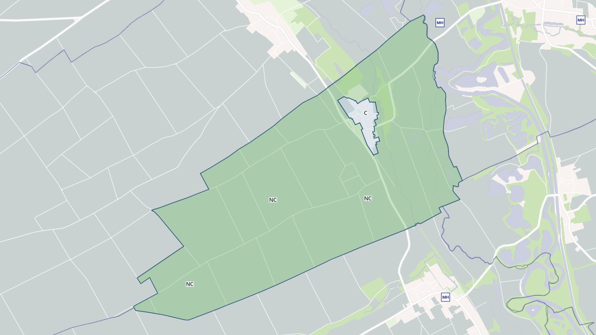 Aperçu cartographique de Saint-Martin-aux-Champs, centré sur la commune