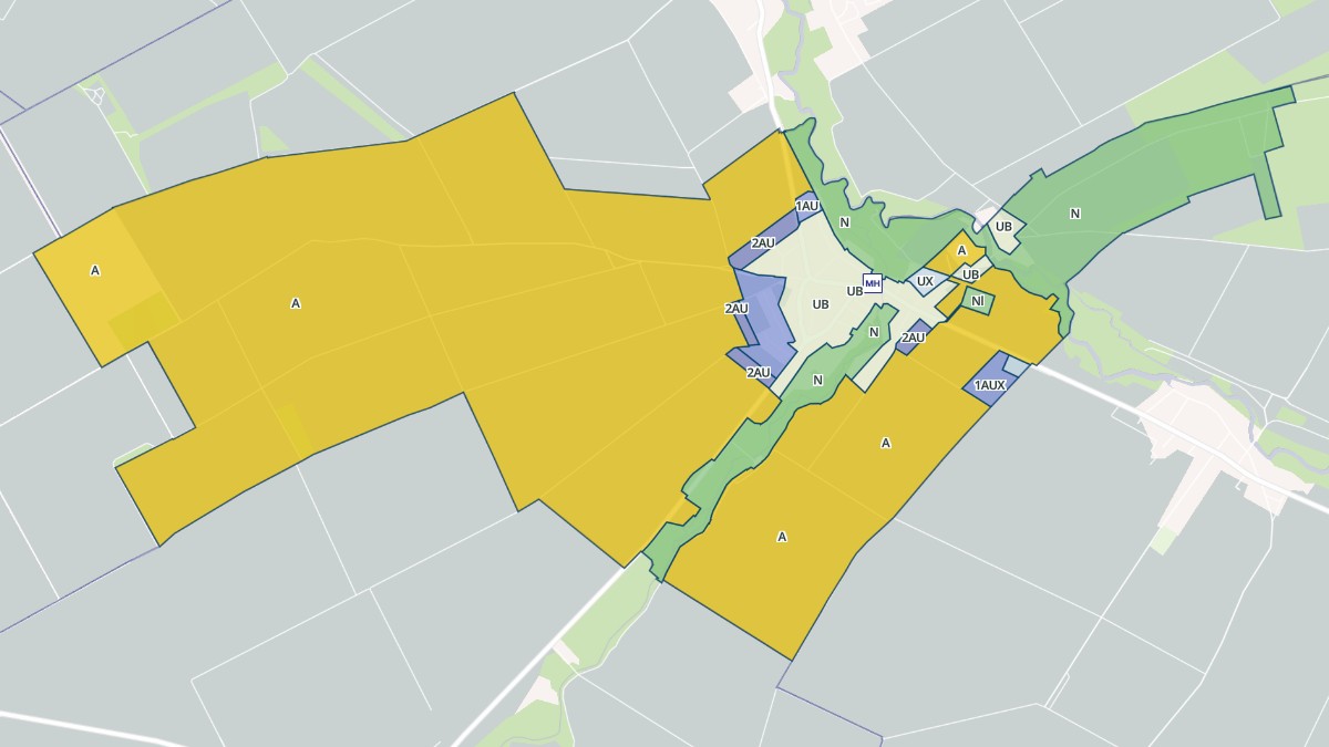 Aperçu cartographique de Saint-Masmes, centré sur la commune